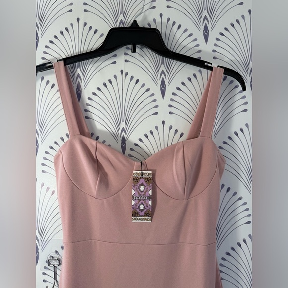 Elegant Pink Sleeveless Prom Dress - Picture 4 of 4